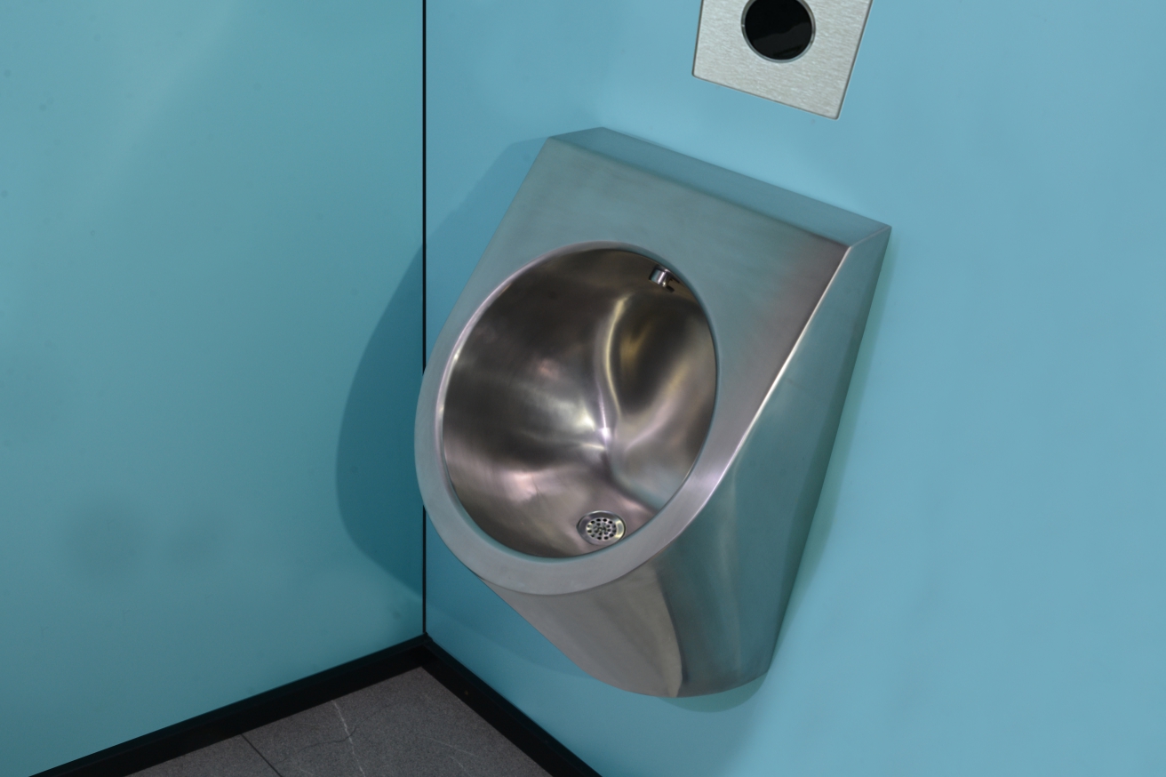 600003 Urinal Steel Bull Edelstahl mit Geberit Steuerung