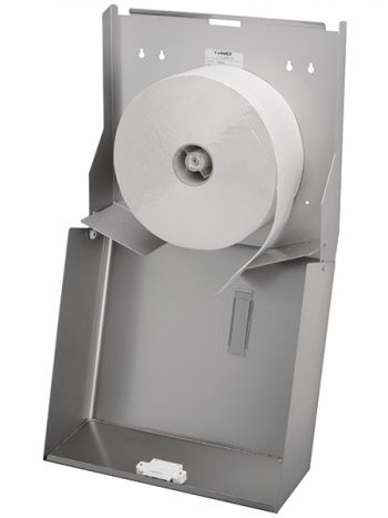 860555 Edelstahl Jumbo-WC-Rollenhalter Power-Use offen