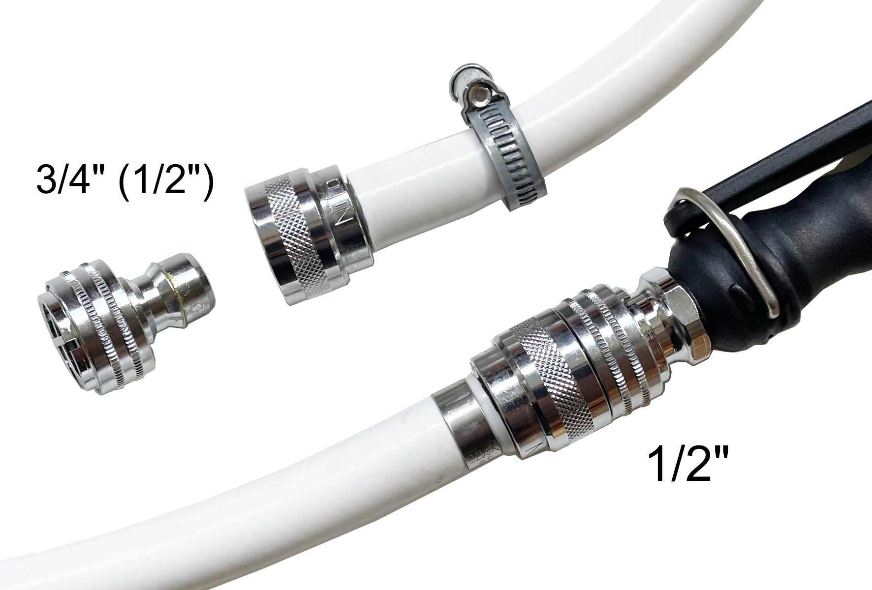 369080 Schlauchstecksystem für Stiefelwaschbürsten