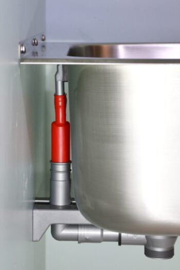 Waschtrog Edelstahl 650 Edition 10J Überlauf-Stecksystem