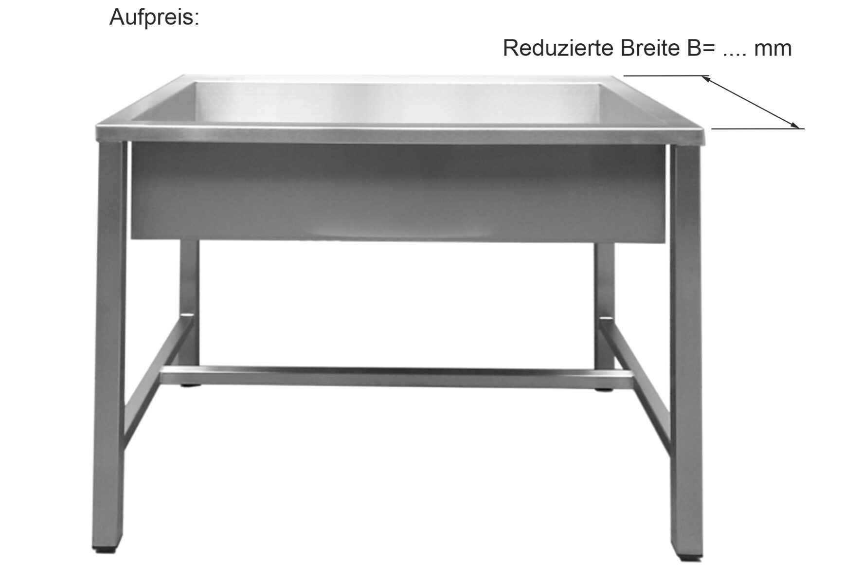 364SB Reduzierte Breite auf Maß