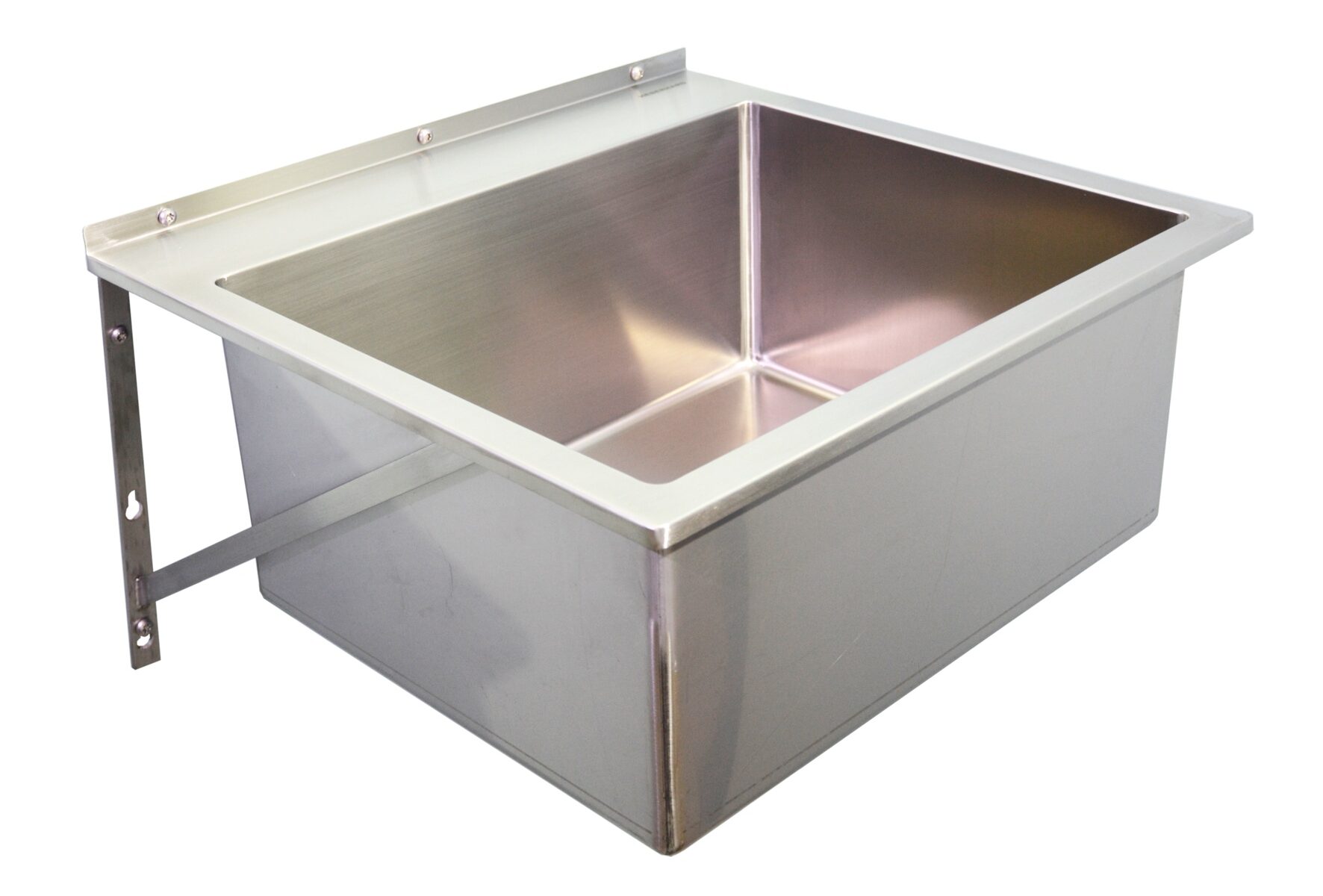 304100HB Edelstahl Ausgussbecken SOLID 560 mit Hahnbank, ohne Überlauf