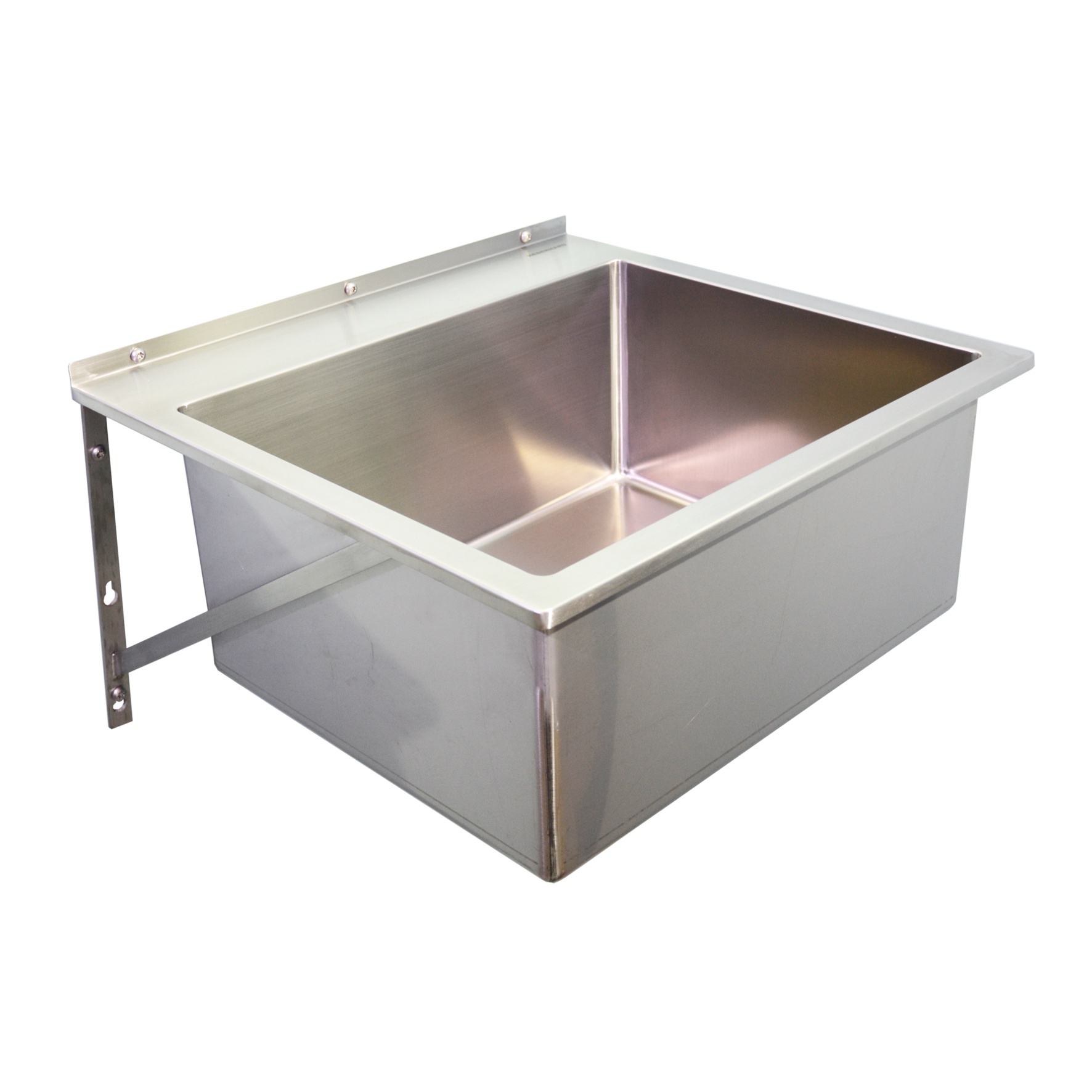 304100HB Edelstahl Ausgussbecken SOLID 560 mit Hahnbank, ohne Überlauf