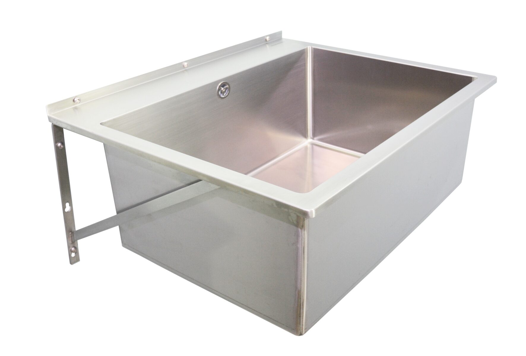 306600HB Edelstahl Ausgussbecken Solid 660 mit Hahnbank und Küchensiebventil