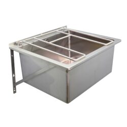 307100HK Edelstahl Ausgussbecken gross mit Klapprost