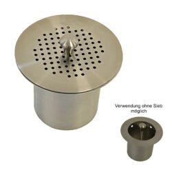 690071S Edelstahl Sandfangeinsatz
